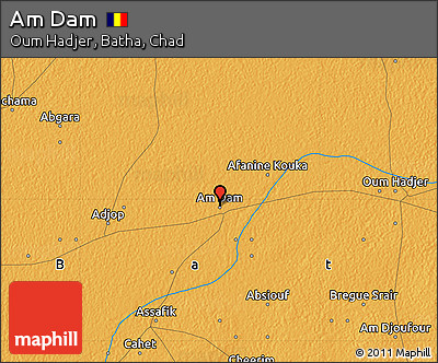 Political Map of Am Dam