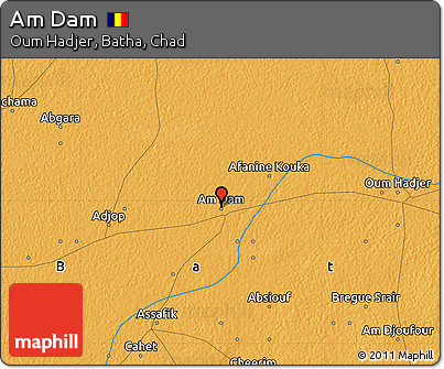 Political Map of Am Dam