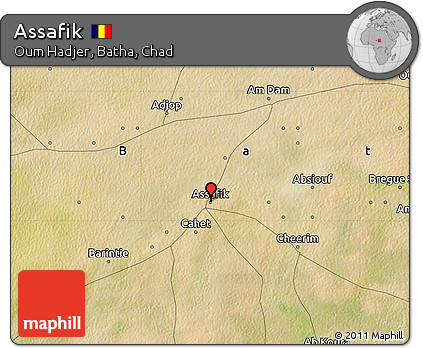 Satellite Map of Assafik