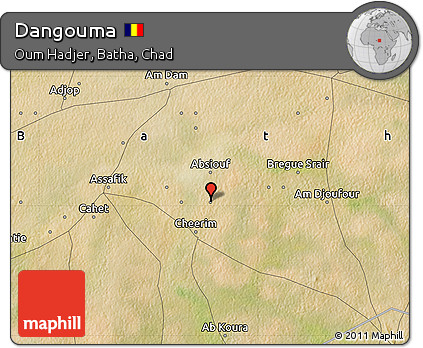 Satellite Map of Dangouma