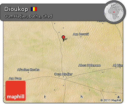 Satellite Map of Dioukop