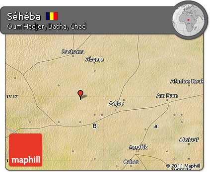 Satellite Map of Séhéba