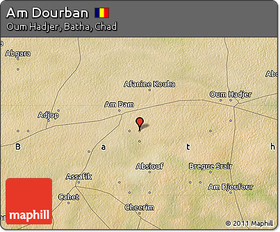 Satellite Map of Am Dourban