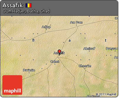 Satellite Map of Assafik