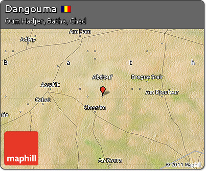 Satellite Map of Dangouma