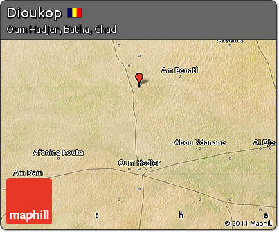 Satellite Map of Dioukop