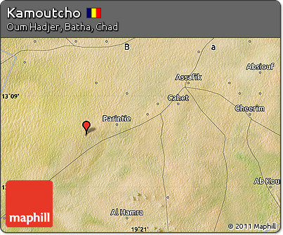 Satellite Map of Kamoutcho