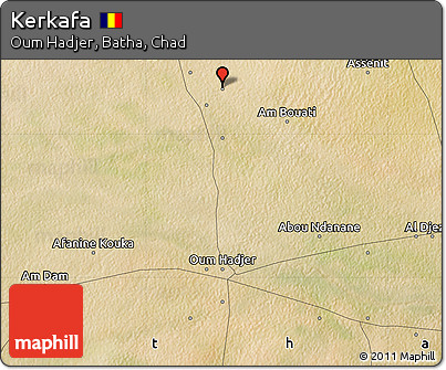 Satellite Map of Kerkafa