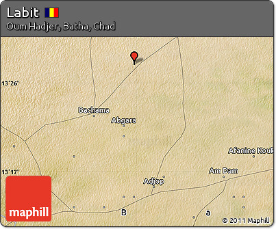 Satellite Map of Labit