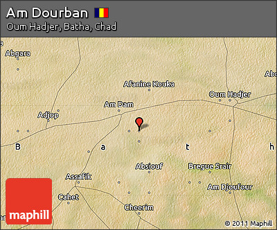 Satellite Map of Am Dourban