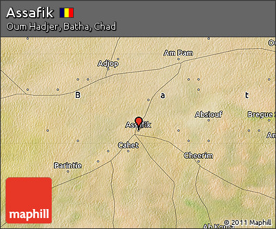 Satellite Map of Assafik