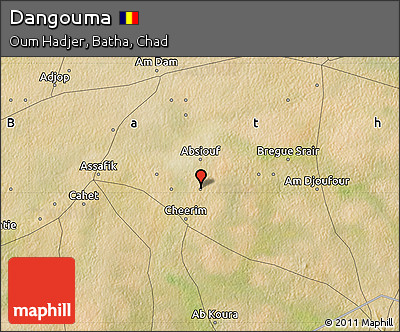 Satellite Map of Dangouma