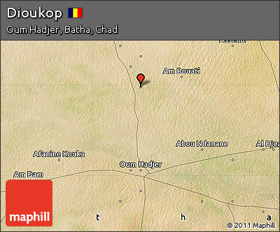 Satellite Map of Dioukop