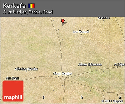 Satellite Map of Kerkafa
