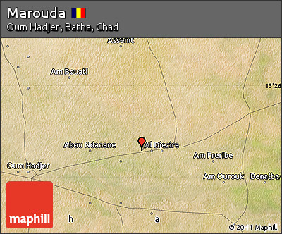Satellite Map of Marouda