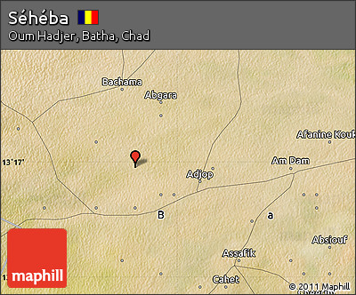 Satellite Map of Séhéba