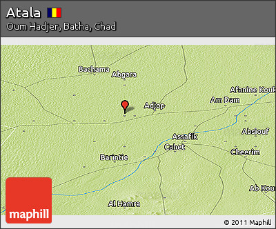 Physical Panoramic Map of Atala