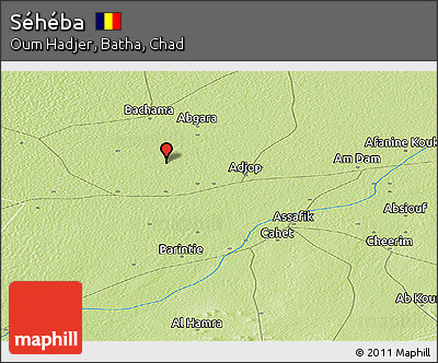 Physical Panoramic Map of Séhéba