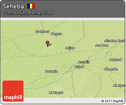 Physical Panoramic Map of Séhéba