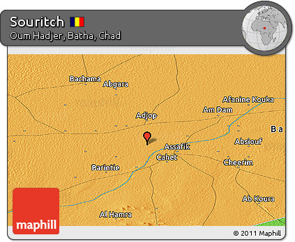 Political Panoramic Map of Souritch