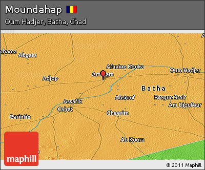 Political Panoramic Map of Moundahap