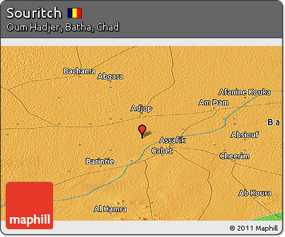 Political Panoramic Map of Souritch