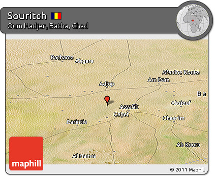 Satellite Panoramic Map of Souritch