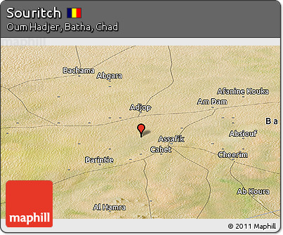 Satellite Panoramic Map of Souritch