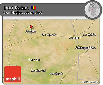 Satellite 3D Map of Dori Kalam