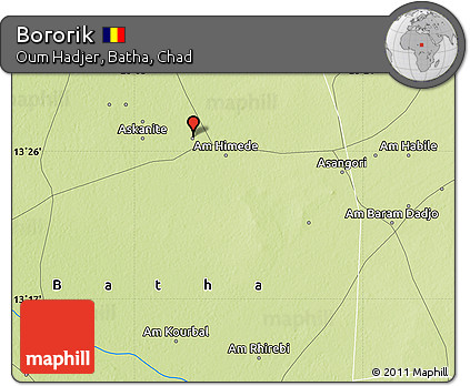 Physical Map of Bororik