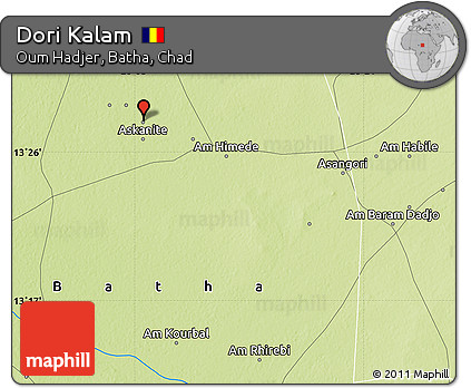 Physical Map of Dori Kalam