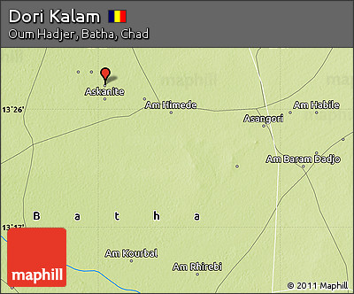Physical Map of Dori Kalam