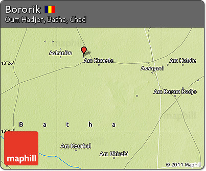 Physical Map of Bororik