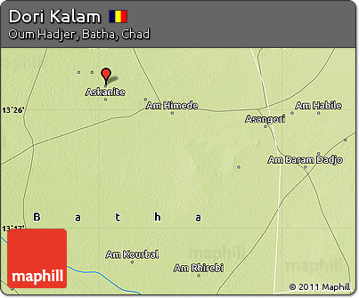 Physical Map of Dori Kalam