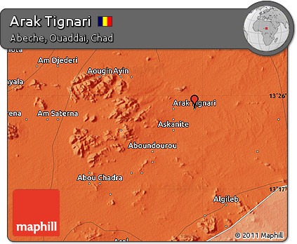 Political Map of Arak Tignari