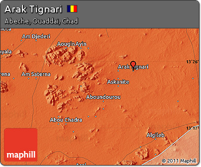 Political Map of Arak Tignari