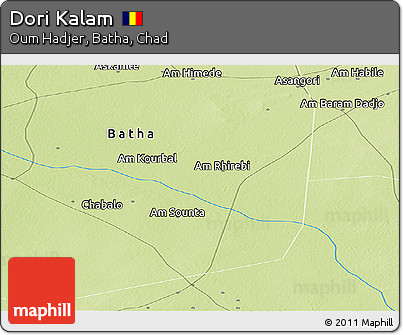 Physical Panoramic Map of Dori Kalam