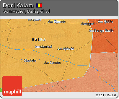 Political Panoramic Map of Dori Kalam