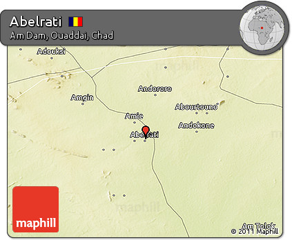 Physical 3D Map of Abelrati