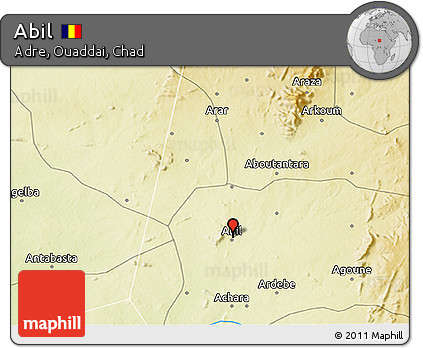 Physical 3D Map of Abil