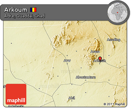Physical 3D Map of Arkoum