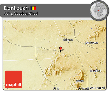 Physical 3D Map of Donkouch