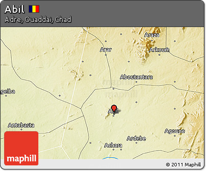 Physical 3D Map of Abil