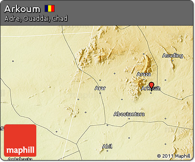 Physical 3D Map of Arkoum