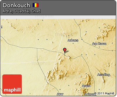 Physical 3D Map of Donkouch
