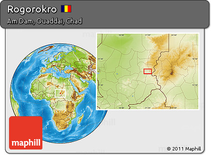 Physical Location Map of Rogorokro