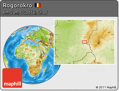 Physical Location Map of Rogorokro