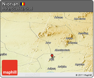 Physical Panoramic Map of Niorian