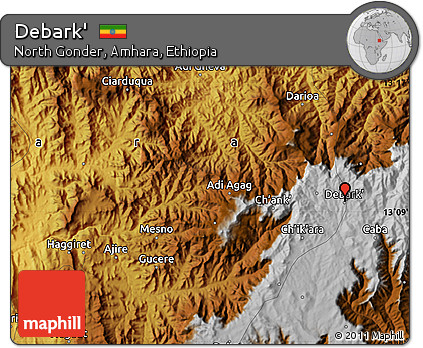 Physical Map of Debark'