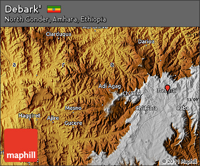 Physical Map of Debark'